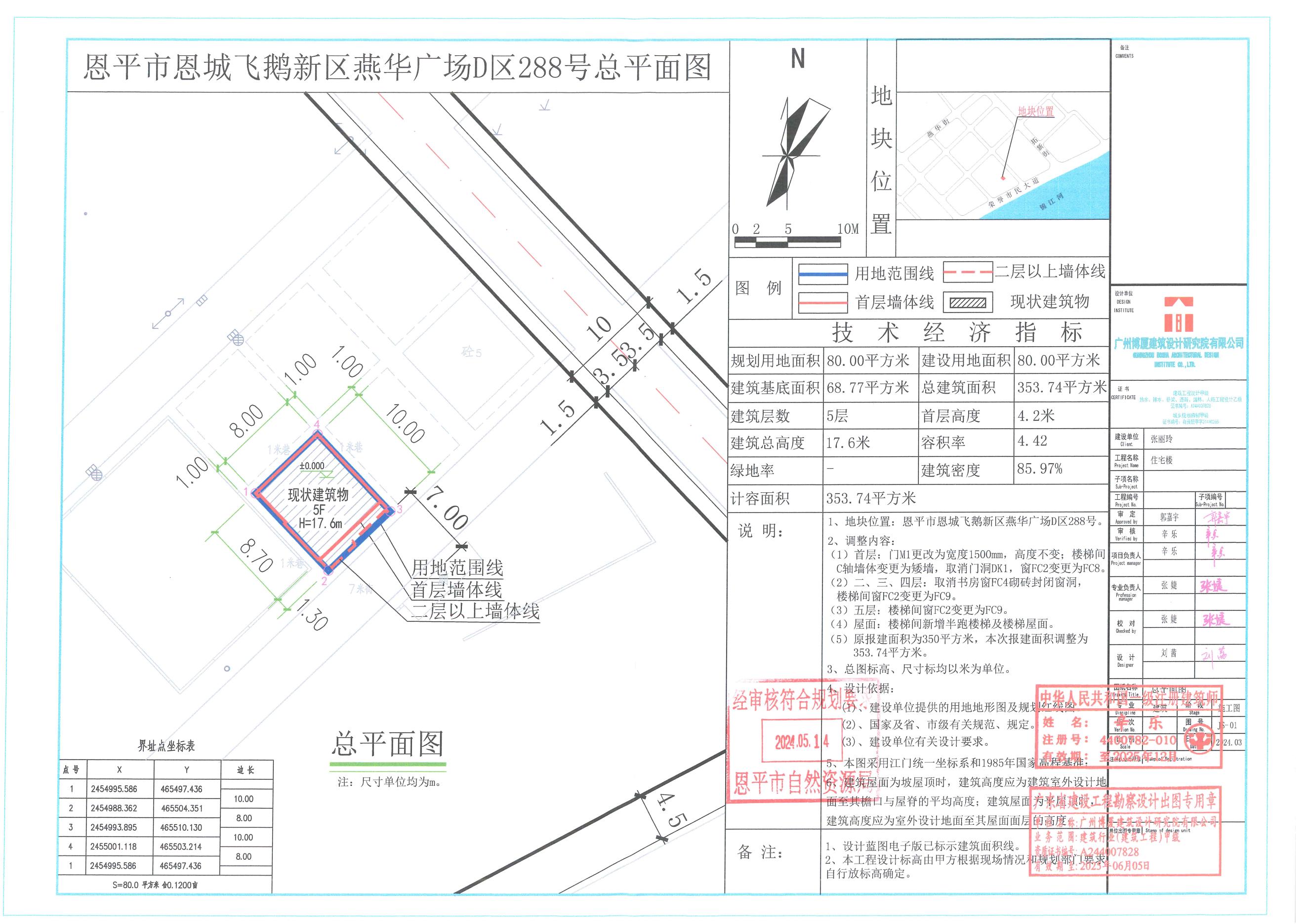 【批后公告】全球最大的博彩平台恩城飞鹅新区燕华广场D区288号规划设计总平面图.jpg