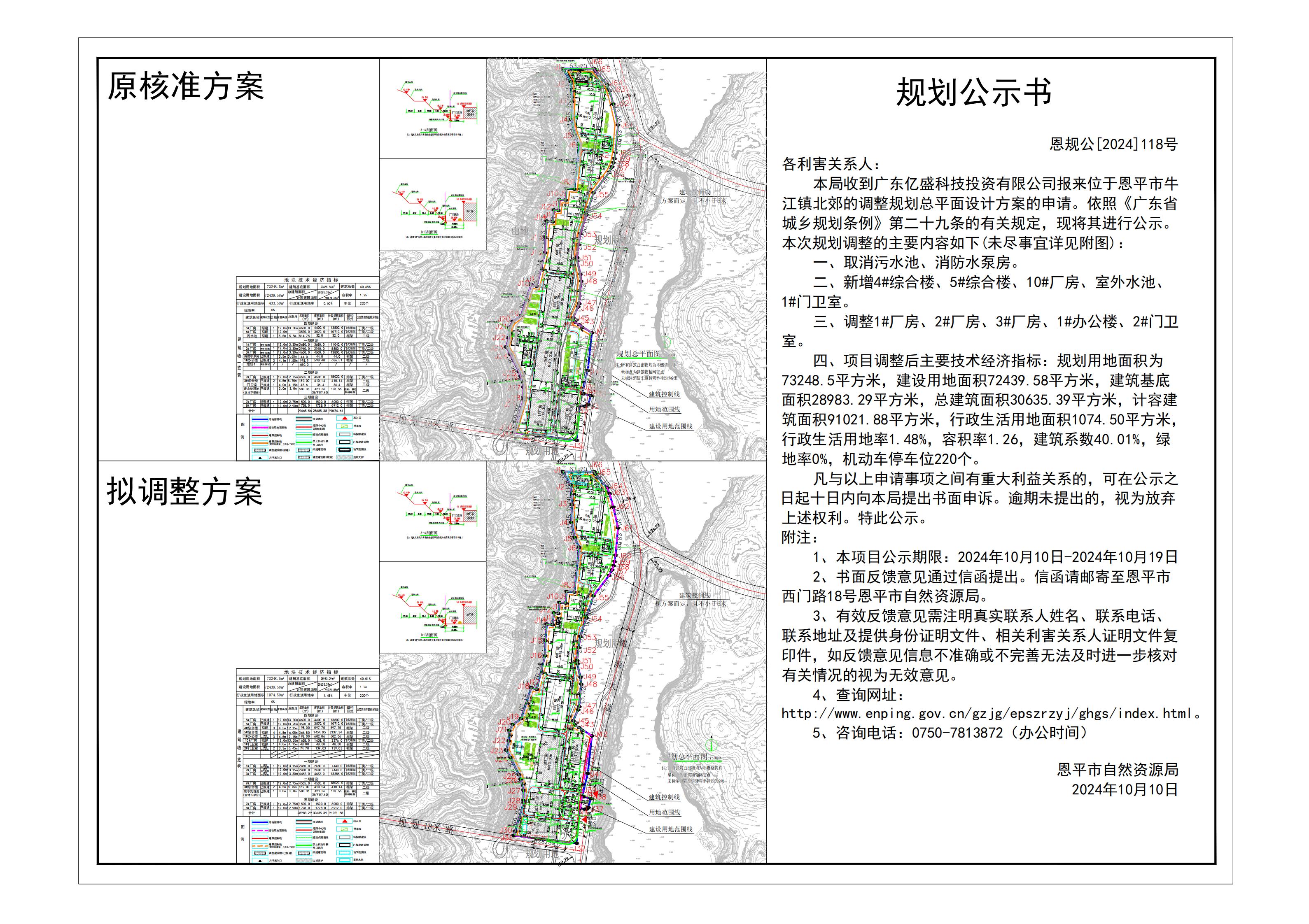 恩规公[2024]118号 规划公示书 关于全球最大的博彩平台牛江镇北郊（广东亿盛科技投资有限公司）的公示.jpg