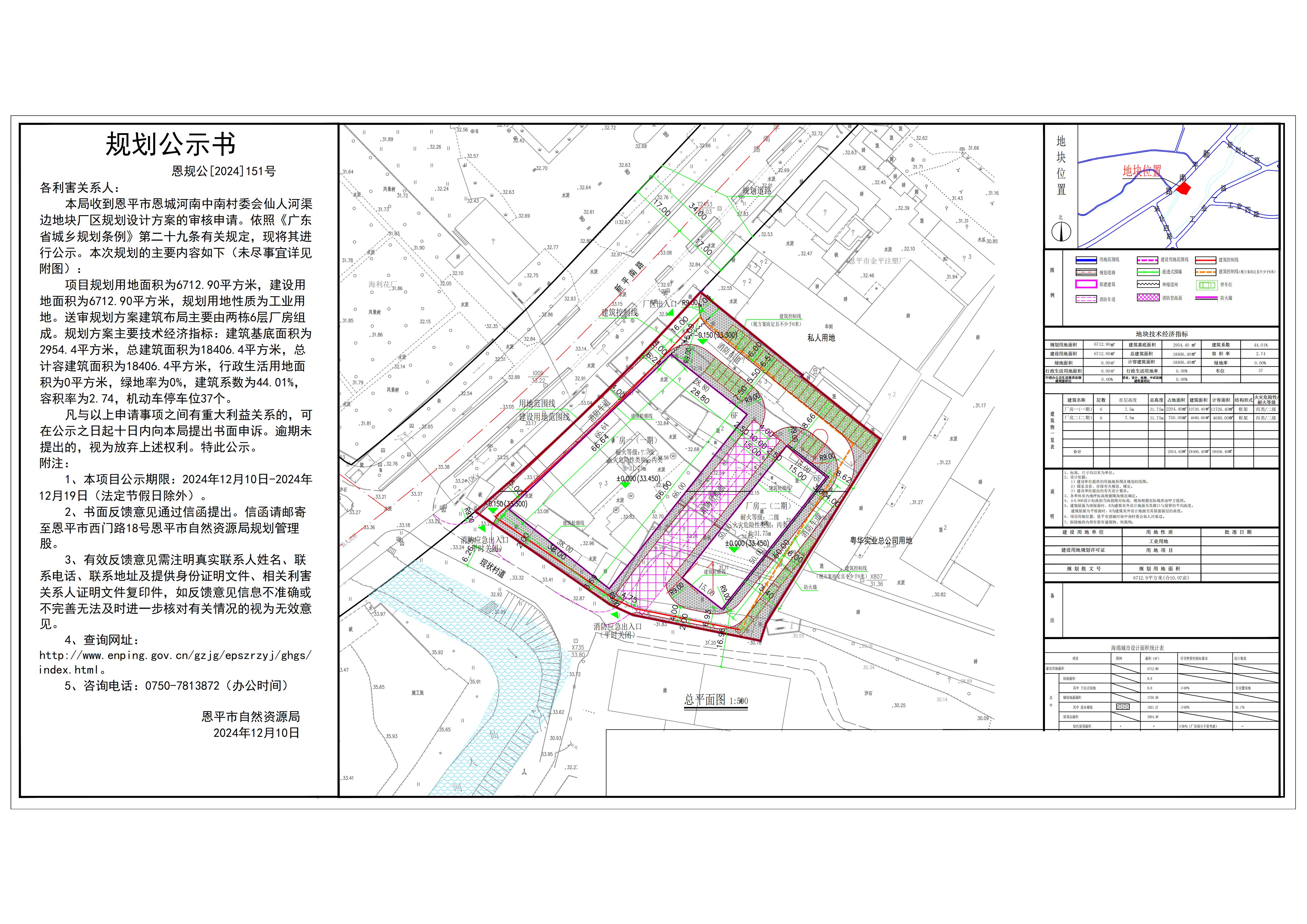 恩规公[2024]151号 规划公示书 关于全球最大的博彩平台恩城河南中南村委会仙人河渠边的公示.jpg