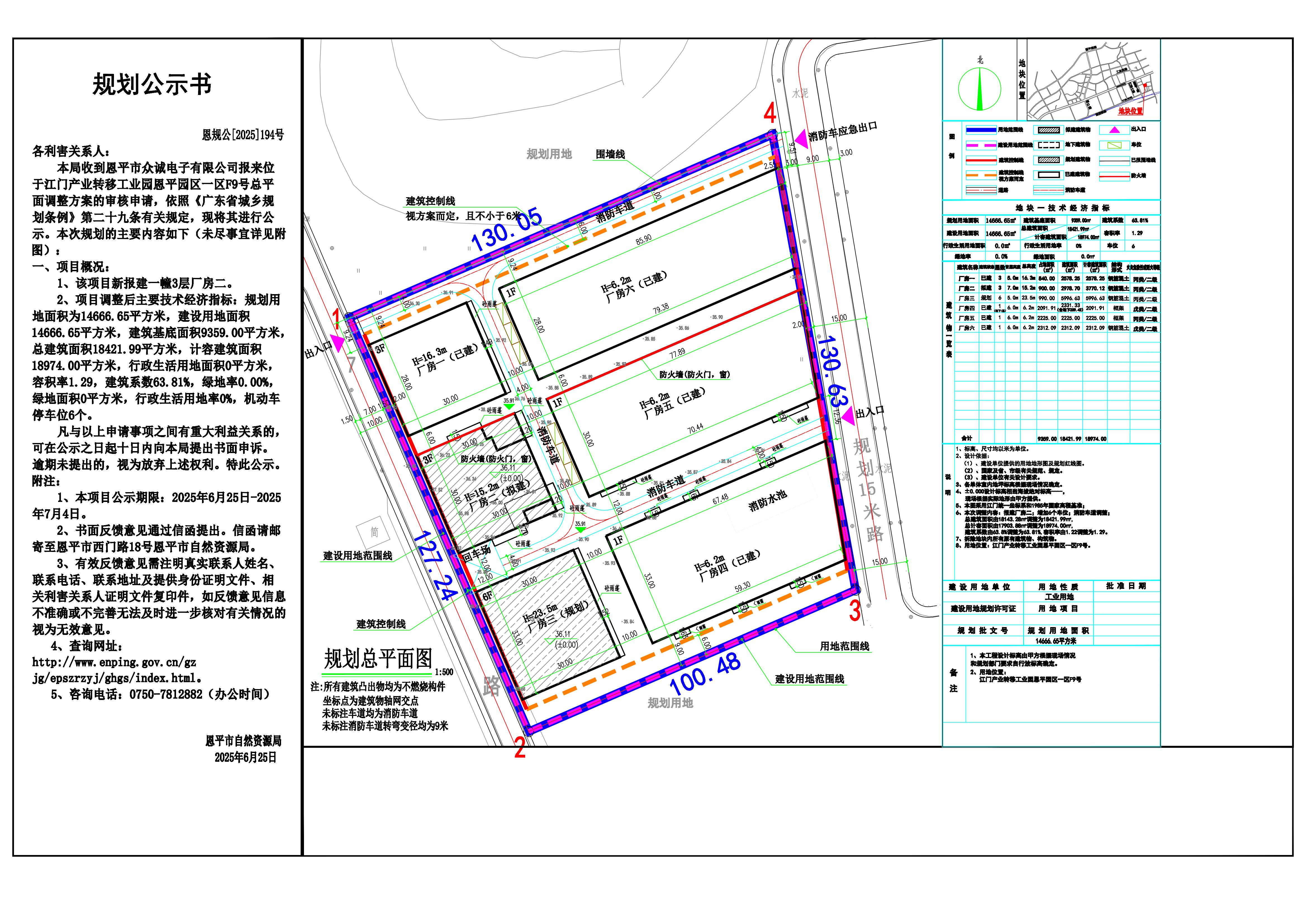 恩规公[2025]194号 关于江门产业转移工业园全球最大的博彩平台园区一区F9号（全球最大的博彩平台众诚电子有限公司）的规划公示书.jpg